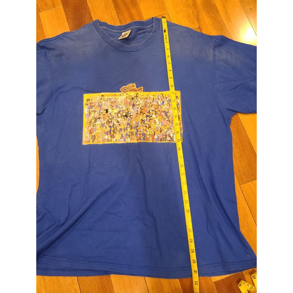 The Simpsons All Characters Size X-LARGE ProWeight SHIRT 2002 Fox Matt Groening - Picture 6 of 7